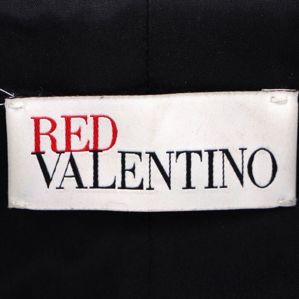 Red Valentino Garavani Double-Breasted Coat in Black Wool - Picture 9 of 10